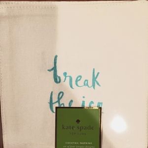 Kate spade cocktail napkins 6x6"